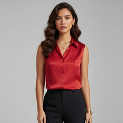 Blusa De Seda Feminina July