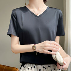 Blusa Feminina De Seda Alexa