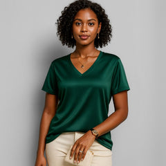 Blusa Feminina De Seda Alexa