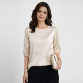 Blusa Feminina De Seda Elise