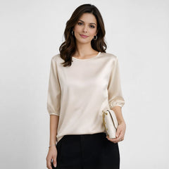 Blusa Feminina De Seda Elise