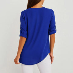 Blusa Feminina Manga 3/4 Carina