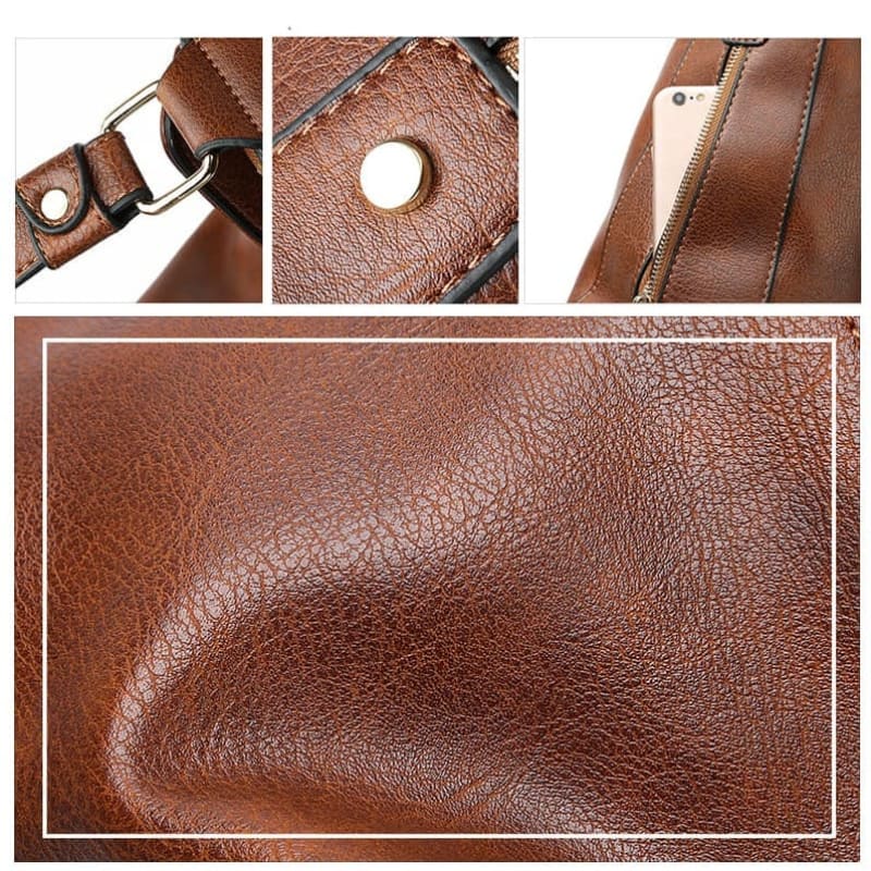 Bolsa Feminina Couro Legítimo Espaçosa - Coradon