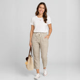 Calça Feminina De Algodão Manu