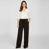 Calça Feminina de Algodão Preta Mara