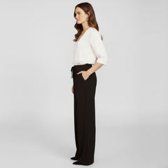 Calça Feminina de Algodão Preta Mara