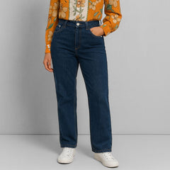 Calça Jeans Feminina Reta Cintura Alta Tais