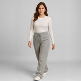 Calça Moletom Feminina Forrada Faty