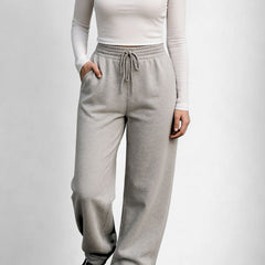 Calça Moletom Feminina Forrada Faty