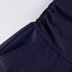 Calça Pantacourt Azul Disfarça Pochete