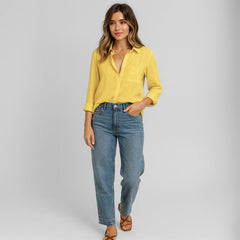 Camisa Feminina Algodão Mujer