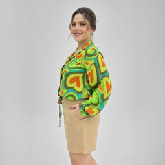 Camisa Feminina Manga Longa Cris