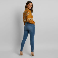 Camisa Feminina Social Estampada Sirlei