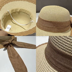 Chapéu de Praia Feminino Com Laço Ana
