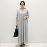 Chemise Manga Longa Listrado Gorete