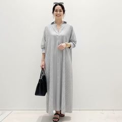 Chemise Manga Longa Listrado Gorete