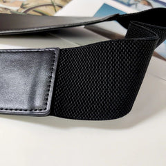 Cinto de Couro Feminino Preto Cary