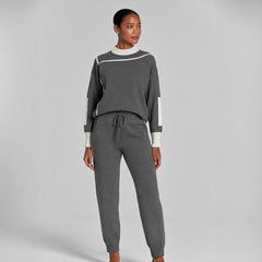 Conjunto Feminino Calça e Blusa Tricot Jake