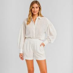 Conjunto Feminino Short e Camisa Tanny