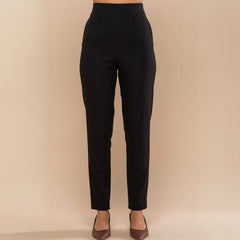 Conjunto Feminino Social Alfaiataria Calça e Blusa Preto Angelica