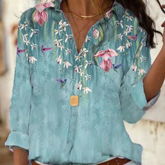 Camisa Feminina Manga Longa Kitty FLASH