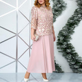 Vestido Festa Bordado Em Renda Merida FLASH