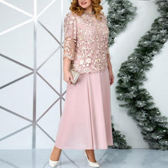 Vestido Festa Bordado Em Renda Merida FLASH