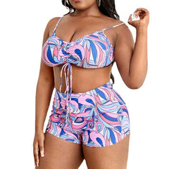 Conjunto Biquíni Saída De Praia Plus Size Marta