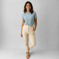 Rasteirinha Feminina Marrom de Couro Mariana