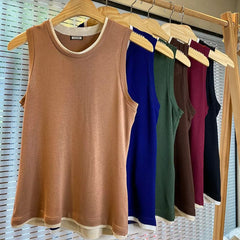 Regata Feminina Canelada Preta Thays