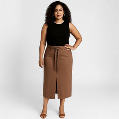 Regata Feminina Canelada Preta Thays