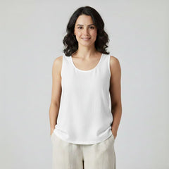 Regata Feminina De Linho Marilia