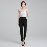 Regata Feminina Seda Decote Degadê Loren