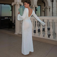 Saída De Praia Longa em Crochê Zoe