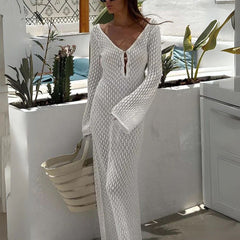 Saída De Praia Longa em Crochê Zoe