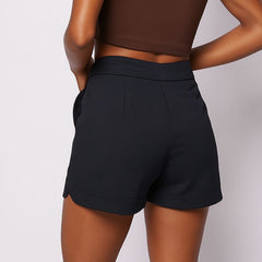 Short Alfaiataria Feminino Azul Paula