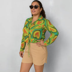 Short Alfaiataria Feminino Bege Paula