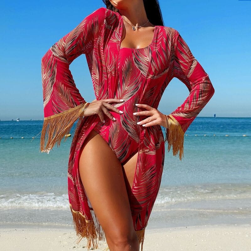 Maiô Com Saída de Praia Tropical