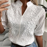 Blusa Laise Feminina Branca Sam