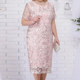 Vestido Curto De Festa Com Renda Marisa