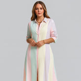 Vestido Longo com Fenda Paris