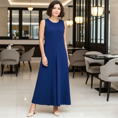 Vestido Longo Tricoline Andressa