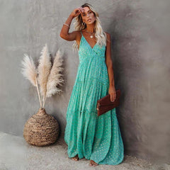 Vestido Longo Verde Água Cyla