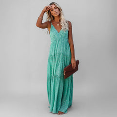 Vestido Longo Verde Água Cyla