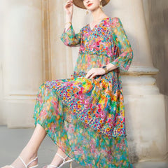 Vestido Midi Elegante Fernanda