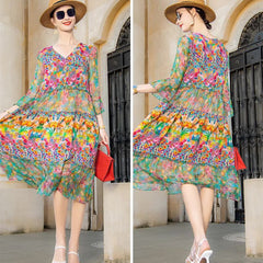 Vestido Midi Elegante Fernanda