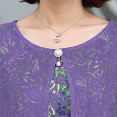 Vestido Midi Elegante Roxo Carol