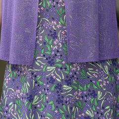 Vestido Midi Elegante Roxo Carol