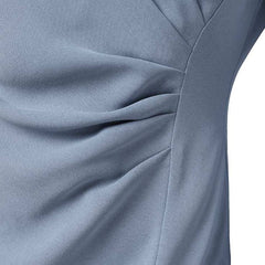 Vestido Midi Festa Plissado Tereza