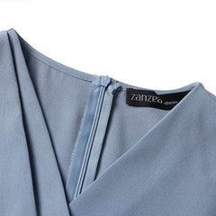 Vestido Midi Festa Plissado Tereza